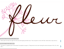 Tablet Screenshot of fleur-boutique-chapel-hill.blogspot.com