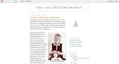 Desktop Screenshot of 1000knitters.blogspot.com