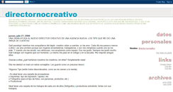 Desktop Screenshot of directornocreativo.blogspot.com
