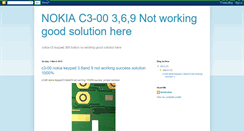 Desktop Screenshot of nokiac3-00369notworking.blogspot.com