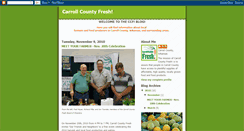 Desktop Screenshot of carrollcountyfresh.blogspot.com