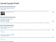 Tablet Screenshot of carrollcountyfresh.blogspot.com