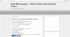 Desktop Screenshot of messengers--tricks.blogspot.com