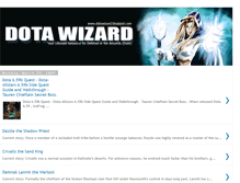 Tablet Screenshot of dotawizard.blogspot.com