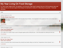 Tablet Screenshot of eatingfoodstorage.blogspot.com
