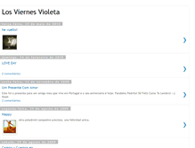 Tablet Screenshot of losviernesvioleta.blogspot.com