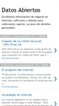 Mobile Screenshot of datosabiertos.blogspot.com