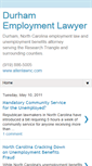 Mobile Screenshot of durhamemploymentlawyer.blogspot.com