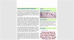 Desktop Screenshot of cherry-angiomas-natural-treatments.blogspot.com