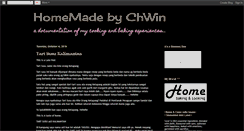 Desktop Screenshot of homemadebychwin.blogspot.com