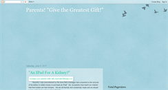 Desktop Screenshot of givethegreatestgift.blogspot.com