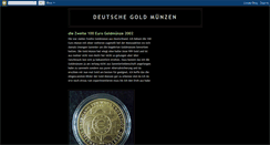 Desktop Screenshot of deutschegoldmuenzen.blogspot.com