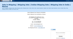 Desktop Screenshot of indianshippingjobs.blogspot.com