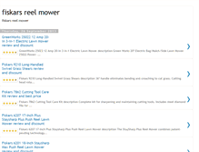 Tablet Screenshot of finestfiskarsreelmower-reviews.blogspot.com