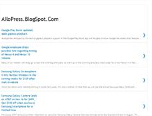Tablet Screenshot of allopress.blogspot.com