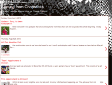 Tablet Screenshot of comingfromchopsticks.blogspot.com