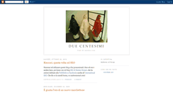 Desktop Screenshot of duecentesimi.blogspot.com