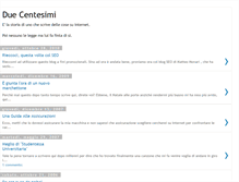 Tablet Screenshot of duecentesimi.blogspot.com