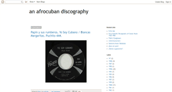 Desktop Screenshot of afrocuban-discography.blogspot.com