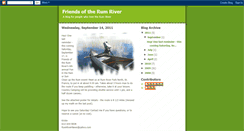 Desktop Screenshot of friendsoftherumriver.blogspot.com