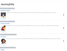 Tablet Screenshot of journey2ally.blogspot.com