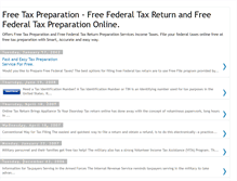 Tablet Screenshot of freetaxpreparation.blogspot.com