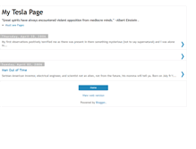 Tablet Screenshot of my-tesla.blogspot.com