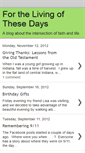 Mobile Screenshot of forthelivingofthesedays.blogspot.com