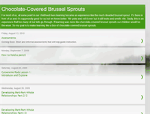 Tablet Screenshot of chocolatecoveredbrusselsprouts.blogspot.com