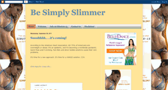 Desktop Screenshot of besimplyslimmer.blogspot.com