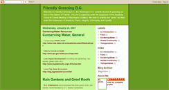 Desktop Screenshot of friendlygreening.blogspot.com