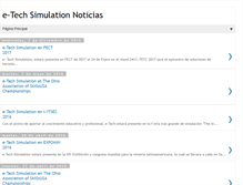 Tablet Screenshot of etechsimulation-news.blogspot.com