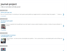 Tablet Screenshot of journal-project.blogspot.com