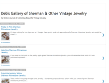 Tablet Screenshot of debsshermanandcostumejewelry.blogspot.com