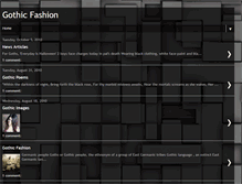 Tablet Screenshot of mygothfashion.blogspot.com