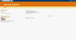 Desktop Screenshot of kemahkemin.blogspot.com