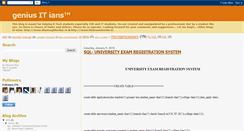 Desktop Screenshot of geniusitians.blogspot.com