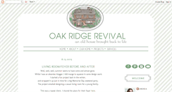Desktop Screenshot of oakridgerevival.blogspot.com