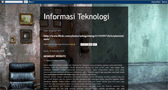 Desktop Screenshot of informasi-tekhnologi.blogspot.com