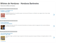 Tablet Screenshot of billetesdehonduras.blogspot.com