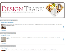 Tablet Screenshot of designtrademagazine.blogspot.com