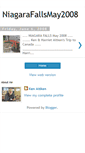 Mobile Screenshot of niagarafallsmay2008.blogspot.com