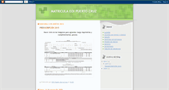 Desktop Screenshot of matriculaeoi.blogspot.com