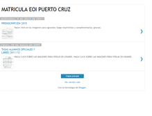 Tablet Screenshot of matriculaeoi.blogspot.com