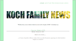 Desktop Screenshot of kochfamily9.blogspot.com