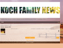 Tablet Screenshot of kochfamily9.blogspot.com