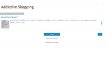 Tablet Screenshot of addictiveshopping.blogspot.com