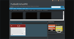 Desktop Screenshot of futbolenvivomx.blogspot.com
