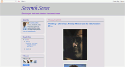 Desktop Screenshot of prasathseventhsense.blogspot.com