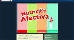 Desktop Screenshot of nutricionafectiva.blogspot.com